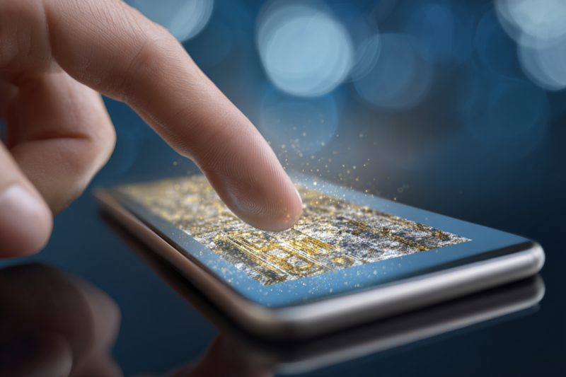 Usando Bateu Bet no celular